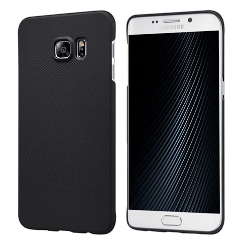 Coque Plastique Rigide Mat M04 pour Samsung Galaxy S6 Edge+ Plus SM-G928F Noir