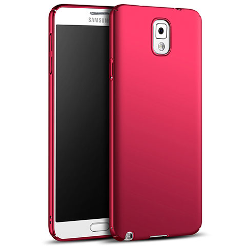 Coque Plastique Rigide Mat M05 pour Samsung Galaxy Note 3 N9000 Rouge