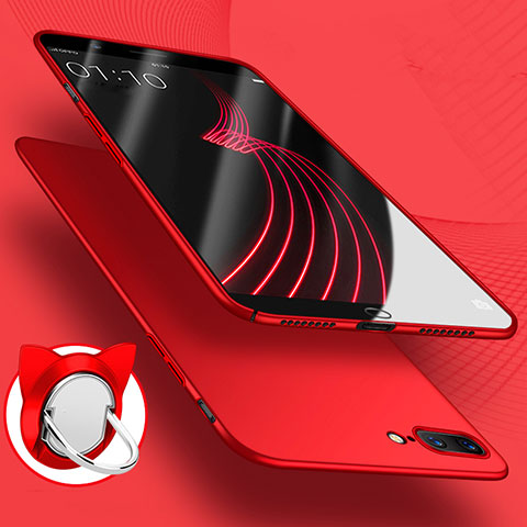 Coque Plastique Rigide Mat M07 pour Apple iPhone 8 Plus Rouge