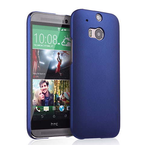 Coque Plastique Rigide Mat pour HTC One M8 Bleu