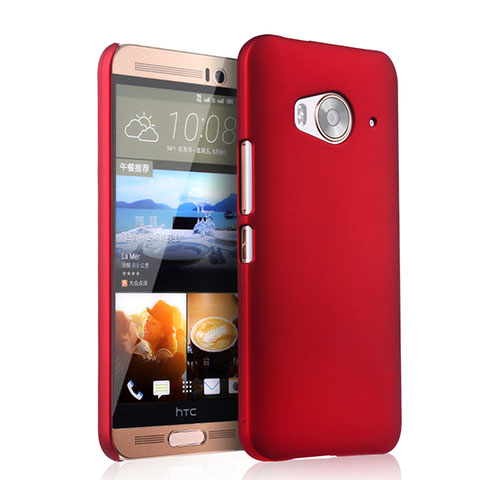 Coque Plastique Rigide Mat pour HTC One Me Rouge