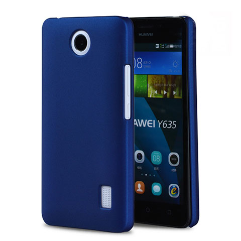 Coque Plastique Rigide Mat pour Huawei Ascend Y635 Bleu
