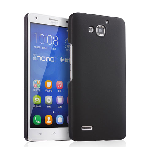 Coque Plastique Rigide Mat pour Huawei Honor 3X G750 Noir