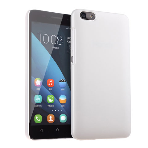 Coque Plastique Rigide Mat pour Huawei Honor 4X Blanc