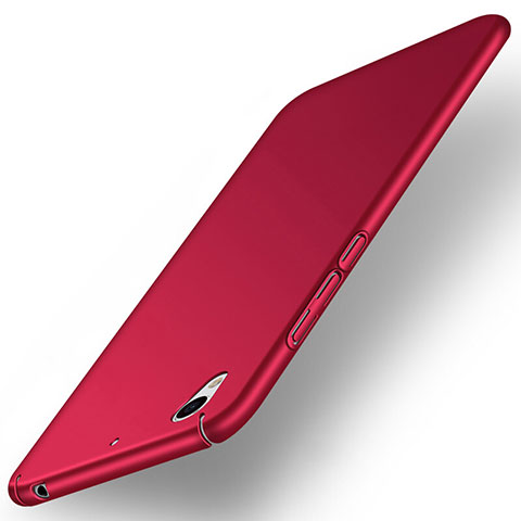 Coque Plastique Rigide Mat pour Huawei Honor 5A Rouge