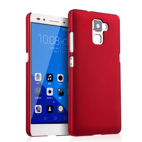 Coque Plastique Rigide Mat pour Huawei Honor 7 Rouge