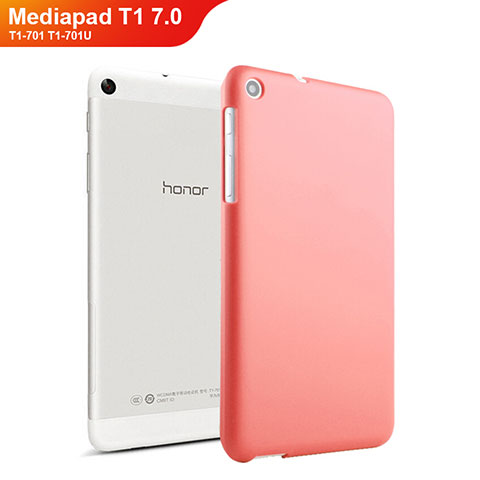 Coque Plastique Rigide Mat pour Huawei Mediapad T1 7.0 T1-701 T1-701U Rouge