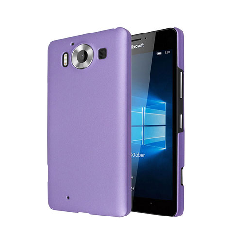 Coque Plastique Rigide Mat pour Microsoft Lumia 950 Violet
