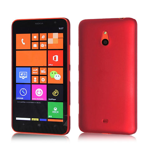 Coque Plastique Rigide Mat pour Nokia Lumia 1320 Rouge