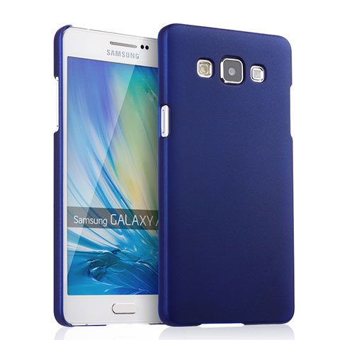 Coque Plastique Rigide Mat pour Samsung Galaxy A5 Duos SM-500F Bleu