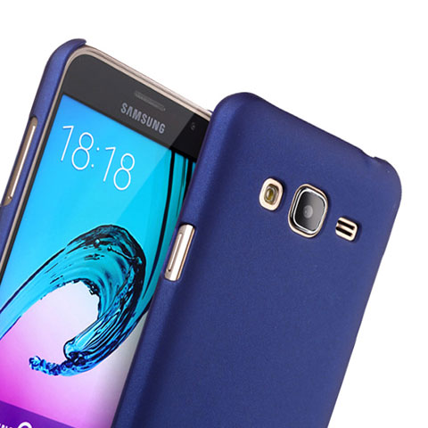 Coque Plastique Rigide Mat pour Samsung Galaxy J3 Bleu