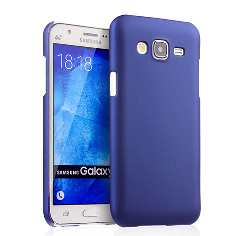 Coque Plastique Rigide Mat pour Samsung Galaxy J5 SM-J500F Bleu