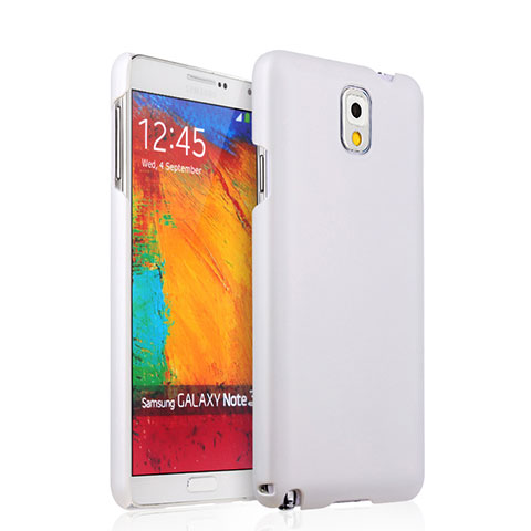 Coque Plastique Rigide Mat pour Samsung Galaxy Note 3 N9000 Blanc
