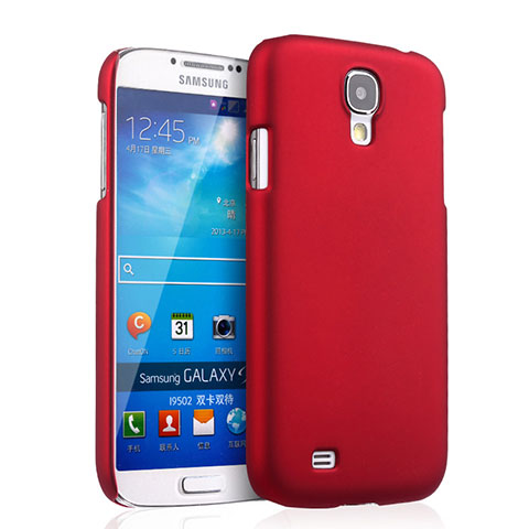 Coque Plastique Rigide Mat pour Samsung Galaxy S4 IV Advance i9500 Rouge