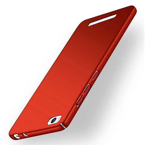 Coque Plastique Rigide Mat pour Xiaomi Mi 4C Rouge