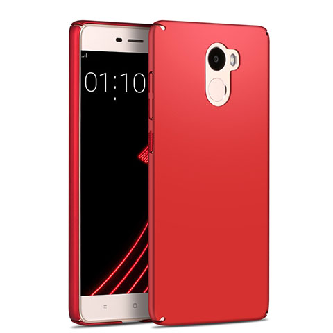 Coque Plastique Rigide Mat pour Xiaomi Redmi 4 Standard Edition Rouge