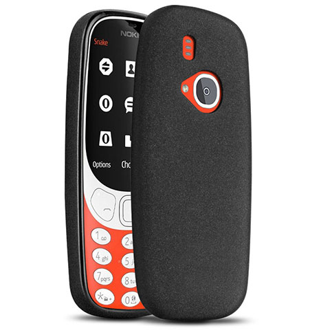 Coque Plastique Rigide Sables Mouvants pour Nokia 3310 (2017) Noir