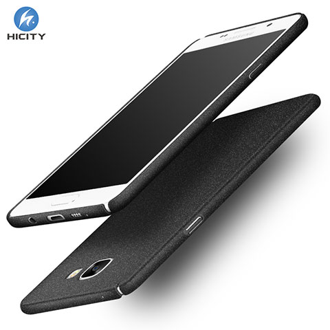 Coque Plastique Rigide Sables Mouvants pour Samsung Galaxy A5 (2016) SM-A510F Noir