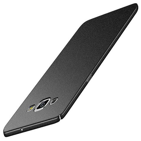 Coque Plastique Rigide Sables Mouvants pour Samsung Galaxy A7 Duos SM-A700F A700FD Noir