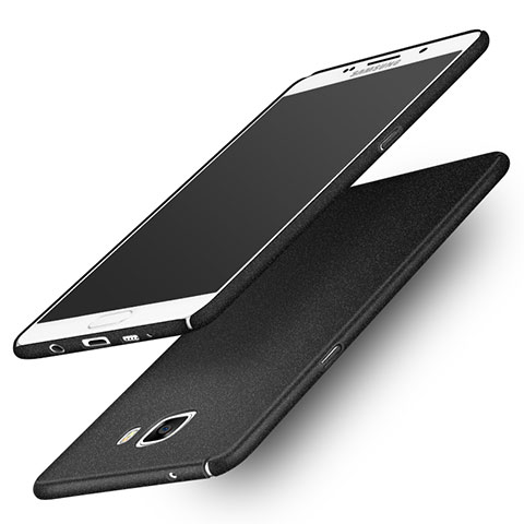 Coque Plastique Rigide Sables Mouvants pour Samsung Galaxy A9 (2016) A9000 Noir