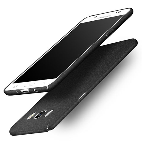 Coque Plastique Rigide Sables Mouvants pour Samsung Galaxy J5 Duos (2016) Noir