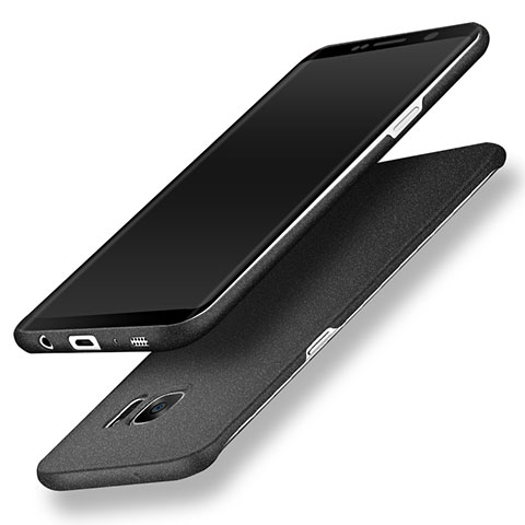 Coque Plastique Rigide Sables Mouvants Q01 pour Samsung Galaxy S7 Edge G935F Noir