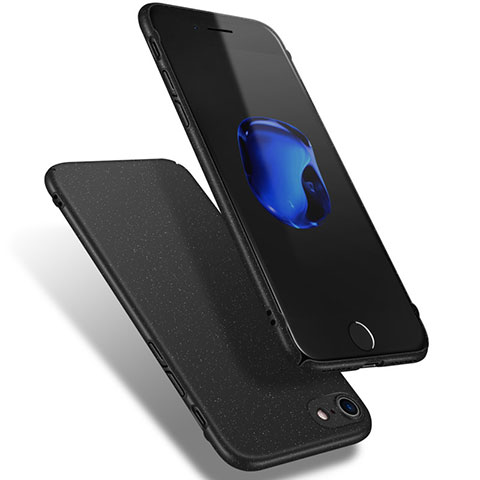 Coque Plastique Rigide Sables Mouvants Q02 pour Apple iPhone 7 Noir