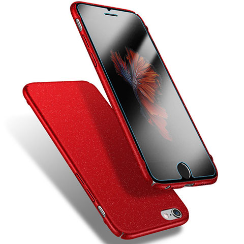 Coque Plastique Rigide Sables Mouvants Q03 pour Apple iPhone 6 Rouge