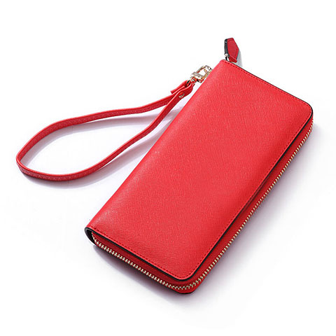 Coque Pochette Cuir Universel H26 Rouge