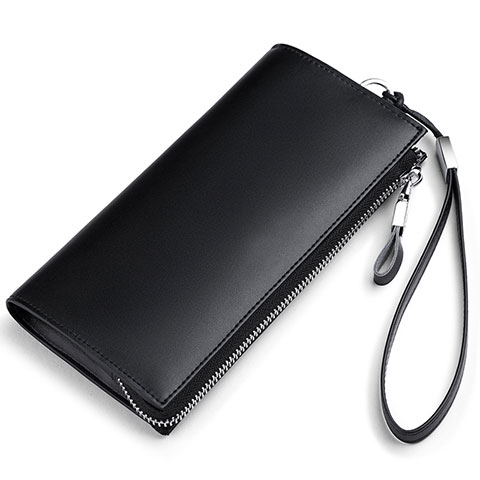 Coque Pochette Cuir Universel H34 Noir