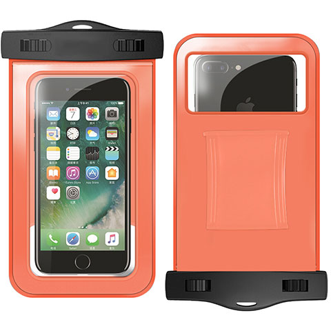 Coque Pochette Etanche Waterproof Universel W02 Orange