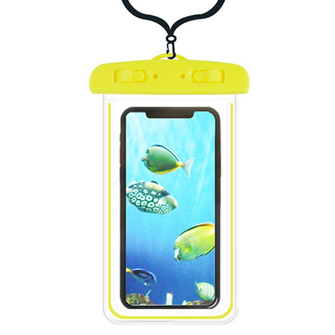 Coque Pochette Etanche Waterproof Universel W08 Jaune