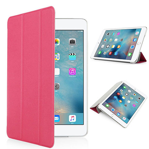 Coque Portefeuille Cuir Mat pour Apple iPad Pro 9.7 Rouge