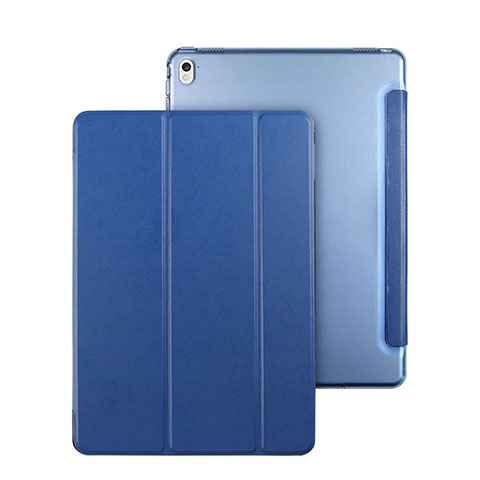 Coque Portefeuille Flip Cuir pour Apple iPad Pro 9.7 Bleu