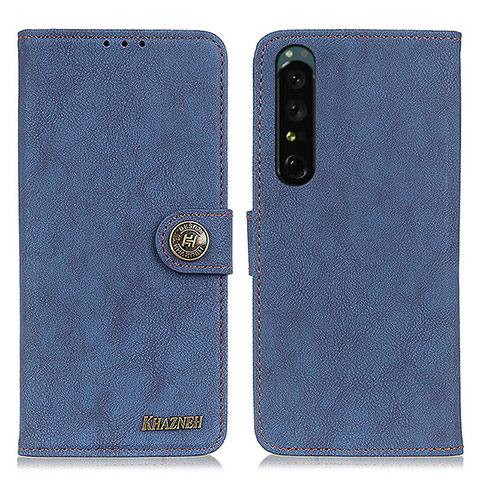 Coque Portefeuille Livre Cuir Etui Clapet A01D pour Sony Xperia 1 V Bleu