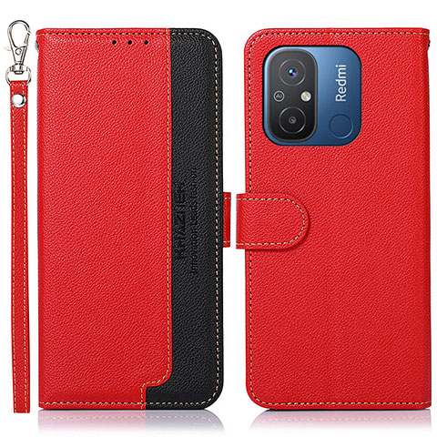 Coque Portefeuille Livre Cuir Etui Clapet A01D pour Xiaomi Poco C55 Or