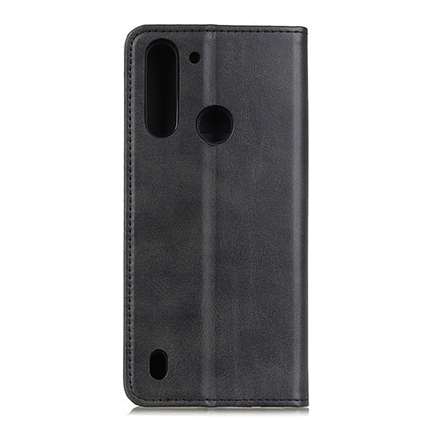 Coque Portefeuille Livre Cuir Etui Clapet A02D pour Motorola Moto One Fusion Noir