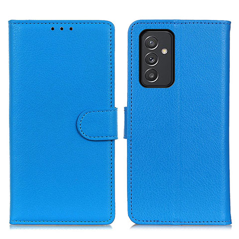 Coque Portefeuille Livre Cuir Etui Clapet A03D pour Samsung Galaxy A05s Bleu Ciel
