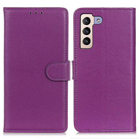 Coque Portefeuille Livre Cuir Etui Clapet A03D pour Samsung Galaxy S21 5G Violet