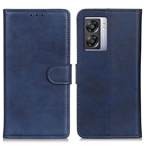 Coque Portefeuille Livre Cuir Etui Clapet A04D pour Realme Q5i 5G Bleu