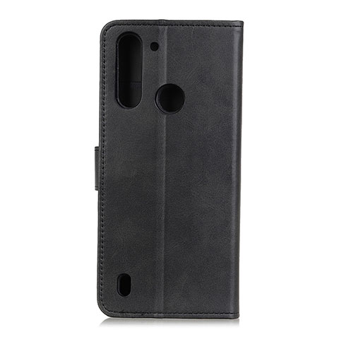 Coque Portefeuille Livre Cuir Etui Clapet A05D pour Motorola Moto One Fusion Noir