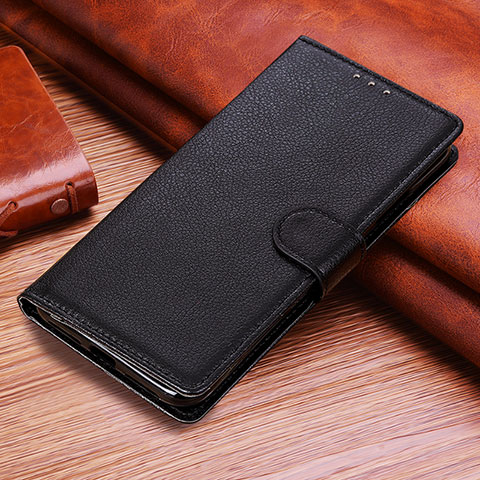 Coque Portefeuille Livre Cuir Etui Clapet A06D pour Huawei Honor X6a Noir