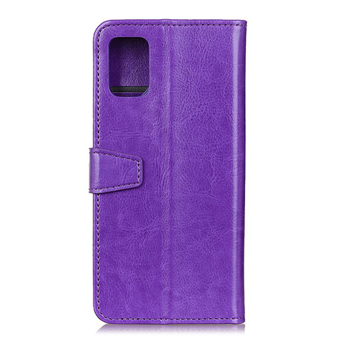 Coque Portefeuille Livre Cuir Etui Clapet A06D pour Motorola Moto G100 5G Violet