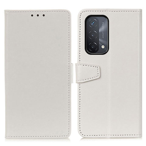 Coque Portefeuille Livre Cuir Etui Clapet A06D pour OnePlus Nord N200 5G Blanc