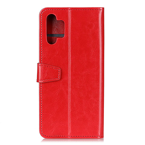 Coque Portefeuille Livre Cuir Etui Clapet A06D pour Samsung Galaxy M32 5G Rouge