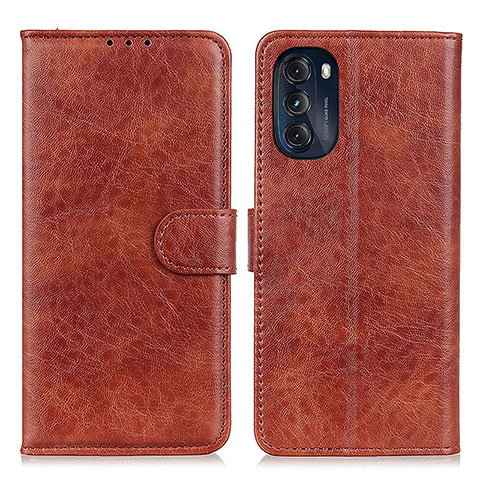 Coque Portefeuille Livre Cuir Etui Clapet A07D pour Motorola Moto G 5G (2022) Marron