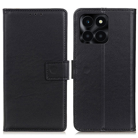 Coque Portefeuille Livre Cuir Etui Clapet A08D pour Huawei Honor X6a Noir