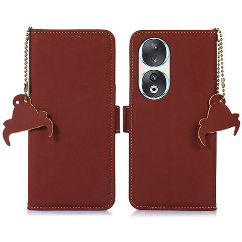 Coque Portefeuille Livre Cuir Etui Clapet A11D pour Huawei Honor 90 5G Marron