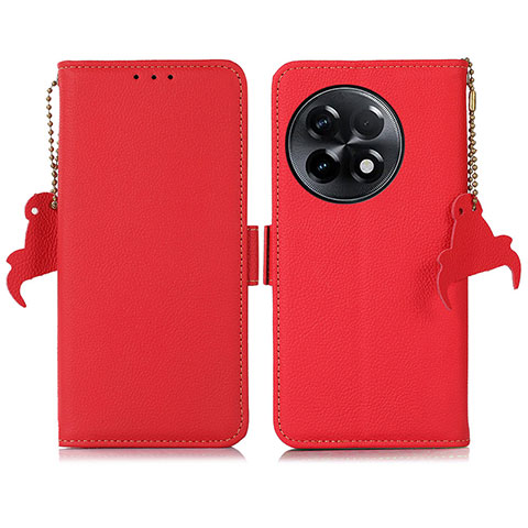 Coque Portefeuille Livre Cuir Etui Clapet B01H pour OnePlus Ace 2 5G Rouge