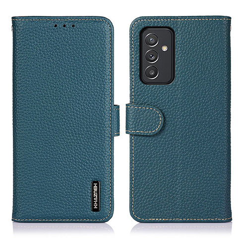 Coque Portefeuille Livre Cuir Etui Clapet B01H pour Samsung Galaxy A05s Vert